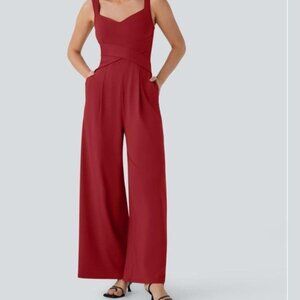 Halara U Back Sleeveless Casual Jumpsuit with Pockets
